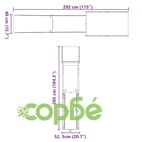 Комбинирано детско съоръжение за игра на открито, бор масив ➤ топ цена ➤ sorbe.bg