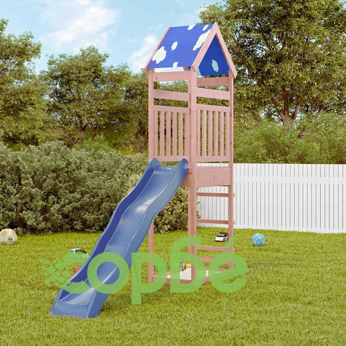 Комбинирано детско съоръжение, масивна дугласка дървесина ➤ топ цена ➤ sorbe.bg
