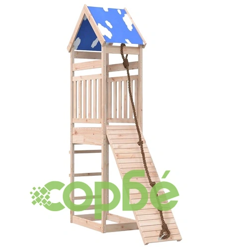 Комбинирано детско съоръжение за игра на открито, бор масив ➤ топ цена ➤ sorbe.bg