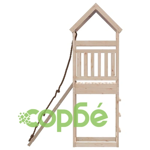 Комбинирано детско съоръжение за игра на открито, бор масив ➤ топ цена ➤ sorbe.bg