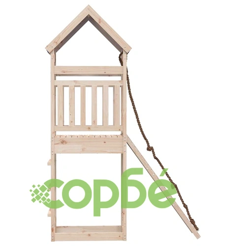 Комбинирано детско съоръжение за игра на открито, бор масив ➤ топ цена ➤ sorbe.bg