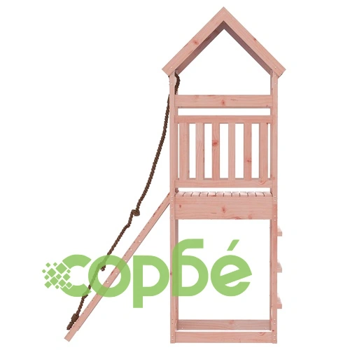Комбинирано детско съоръжение, масивна дугласка дървесина ➤ топ цена ➤ sorbe.bg