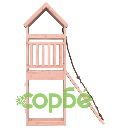 Комбинирано детско съоръжение, масивна дугласка дървесина ➤ топ цена ➤ sorbe.bg