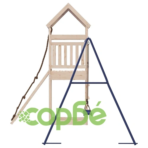 Комбинирано детско съоръжение за игра на открито, бор масив ➤ топ цена ➤ sorbe.bg