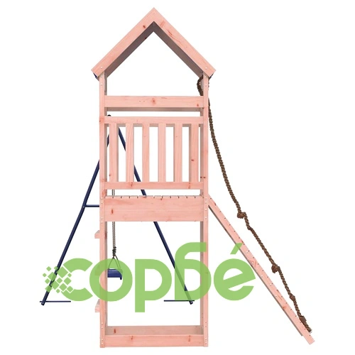 Комбинирано детско съоръжение, масивна дугласка дървесина ➤ топ цена ➤ sorbe.bg