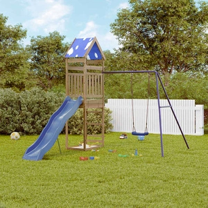 Комбинирано детско съоръжение за игра, импрегниран бор