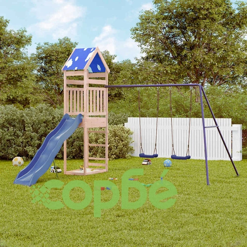 Комбинирано детско съоръжение за игра на открито, бор масив ➤ топ цена ➤ sorbe.bg