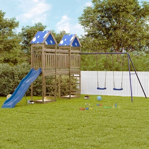 Комбинирано детско съоръжение за игра, импрегниран бор