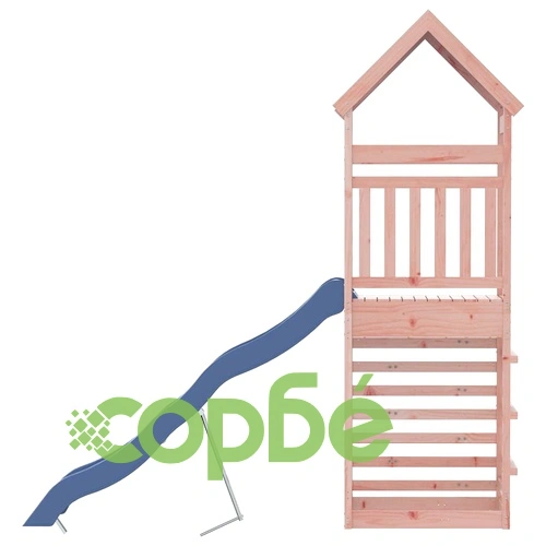 Комбинирано детско съоръжение, масивна дугласка дървесина ➤ топ цена ➤ sorbe.bg
