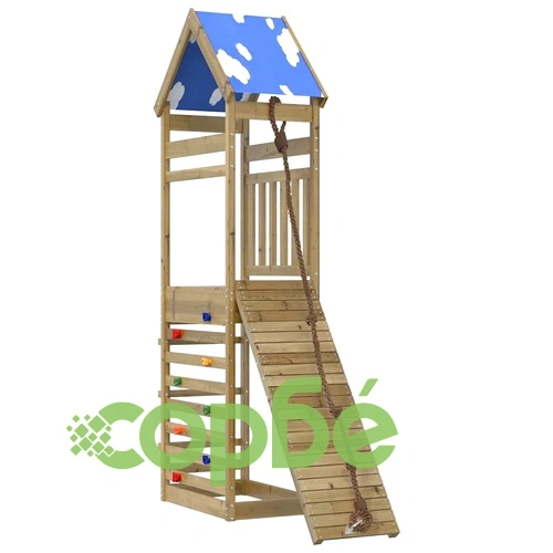 Комбинирано детско съоръжение за игра, импрегниран бор ➤ топ цена ➤ sorbe.bg