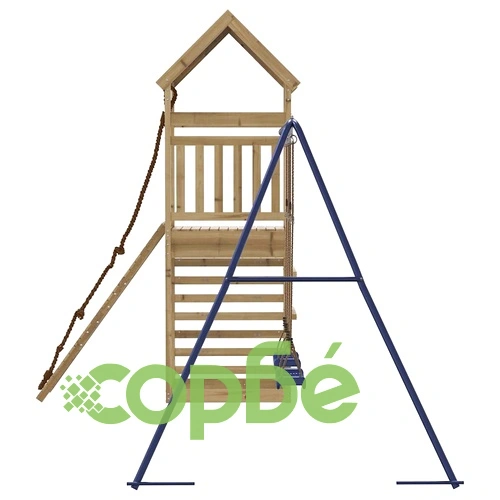 Комбинирано детско съоръжение за игра, импрегниран бор ➤ топ цена ➤ sorbe.bg