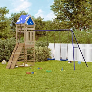 Комбинирано детско съоръжение за игра, импрегниран бор