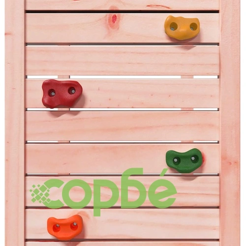 Комбинирано детско съоръжение, масивна дугласка дървесина ➤ топ цена ➤ sorbe.bg