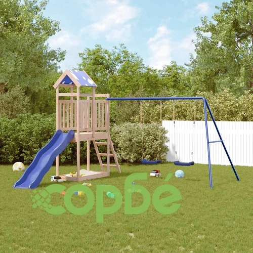 Комбинирано детско съоръжение за игра на открито, бор масив ➤ топ цена ➤ sorbe.bg
