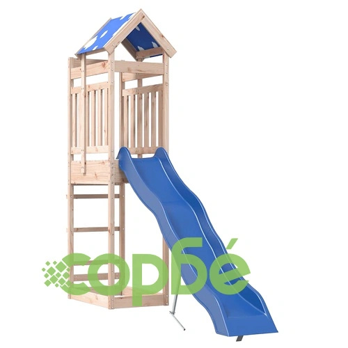Комбинирано детско съоръжение за игра на открито, бор масив ➤ топ цена ➤ sorbe.bg