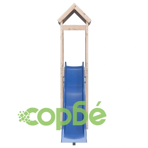 Комбинирано детско съоръжение за игра на открито, бор масив ➤ топ цена ➤ sorbe.bg