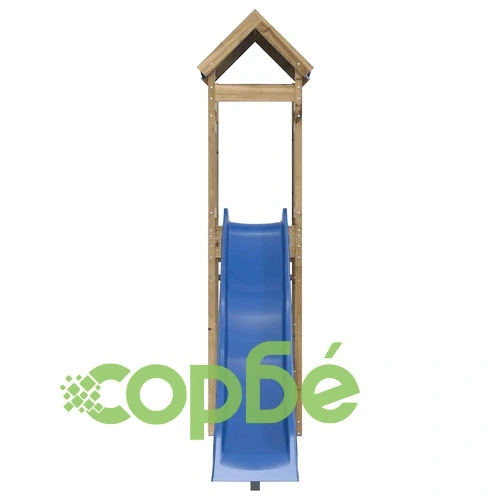 Комбинирано детско съоръжение за игра, импрегниран бор ➤ топ цена ➤ sorbe.bg