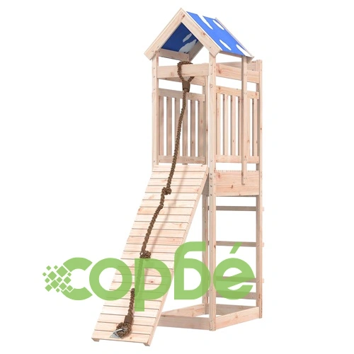 Комбинирано детско съоръжение за игра на открито, бор масив ➤ топ цена ➤ sorbe.bg