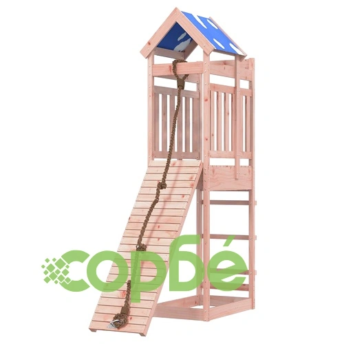 Комбинирано детско съоръжение, масивна дугласка дървесина ➤ топ цена ➤ sorbe.bg