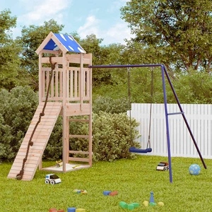 Комбинирано детско съоръжение за игра на открито, бор масив