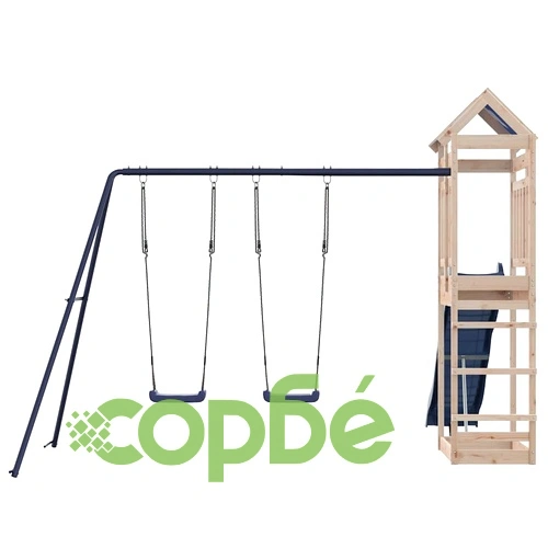 Комбинирано детско съоръжение за игра на открито, бор масив ➤ топ цена ➤ sorbe.bg
