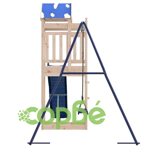 Комбинирано детско съоръжение за игра на открито, бор масив ➤ топ цена ➤ sorbe.bg