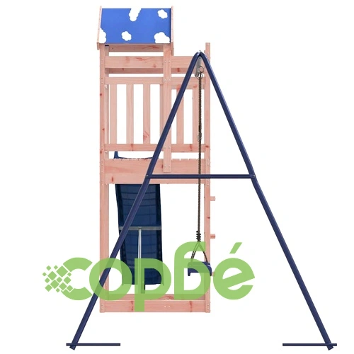 Комбинирано детско съоръжение, масивна дугласка дървесина ➤ топ цена ➤ sorbe.bg