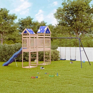 Комбинирано детско съоръжение за игра на открито, бор масив
