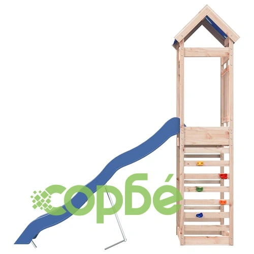 Комбинирано детско съоръжение за игра на открито, бор масив ➤ топ цена ➤ sorbe.bg