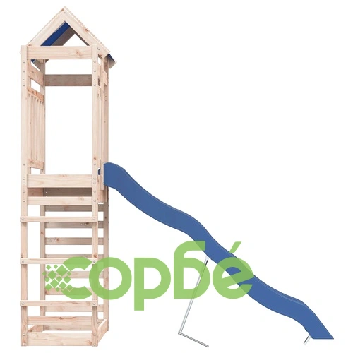 Комбинирано детско съоръжение за игра на открито, бор масив ➤ топ цена ➤ sorbe.bg