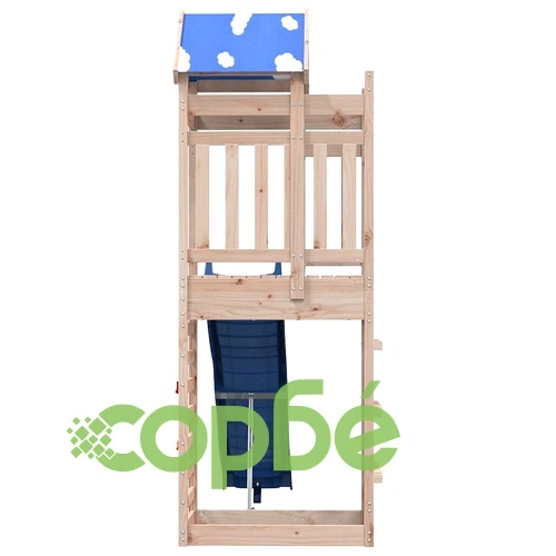 Комбинирано детско съоръжение за игра на открито, бор масив ➤ топ цена ➤ sorbe.bg