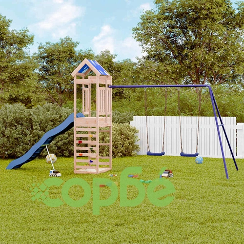 Комбинирано детско съоръжение за игра на открито, бор масив ➤ топ цена ➤ sorbe.bg