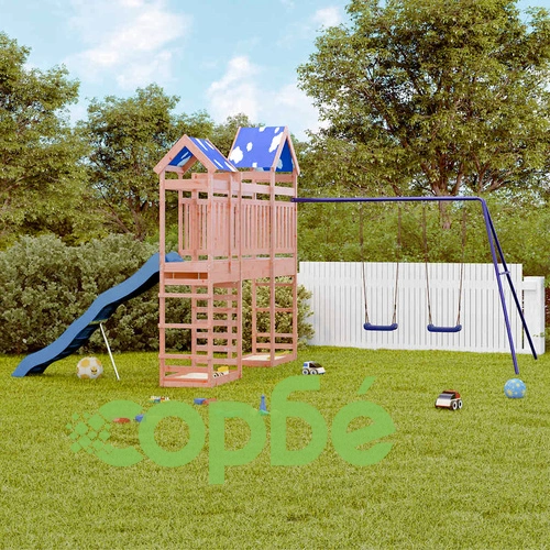 Комбинирано детско съоръжение, масивна дугласка дървесина ➤ топ цена ➤ sorbe.bg