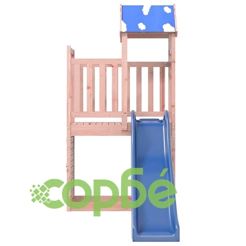 Комбинирано детско съоръжение, масивна дугласка дървесина ➤ топ цена ➤ sorbe.bg