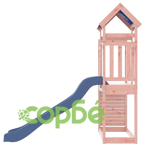 Комбинирано детско съоръжение, масивна дугласка дървесина ➤ топ цена ➤ sorbe.bg
