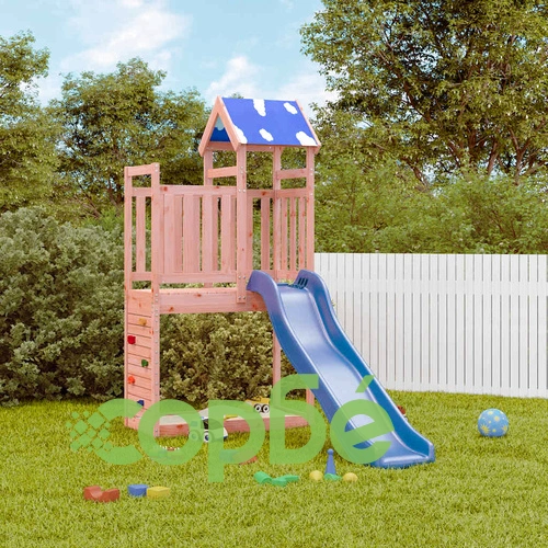 Комбинирано детско съоръжение, масивна дугласка дървесина ➤ топ цена ➤ sorbe.bg