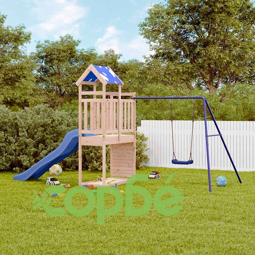 Комбинирано детско съоръжение за игра на открито, бор масив ➤ топ цена ➤ sorbe.bg