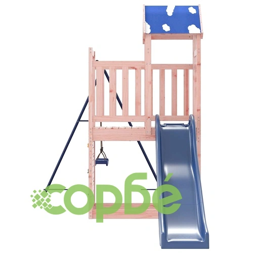 Комбинирано детско съоръжение, масивна дугласка дървесина ➤ топ цена ➤ sorbe.bg