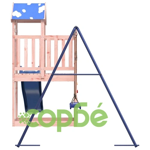 Комбинирано детско съоръжение, масивна дугласка дървесина ➤ топ цена ➤ sorbe.bg