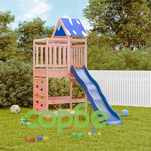 Комбинирано детско съоръжение, масивна дугласка дървесина ➤ топ цена ➤ sorbe.bg
