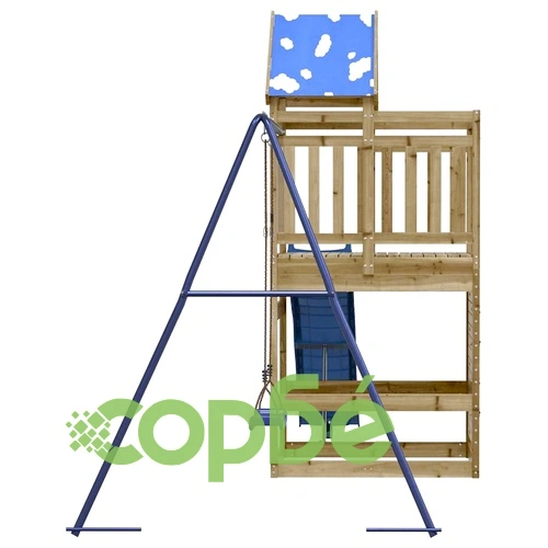 Комбинирано детско съоръжение за игра, импрегниран бор ➤ топ цена ➤ sorbe.bg