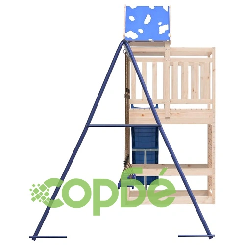 Комбинирано детско съоръжение за игра на открито, бор масив ➤ топ цена ➤ sorbe.bg