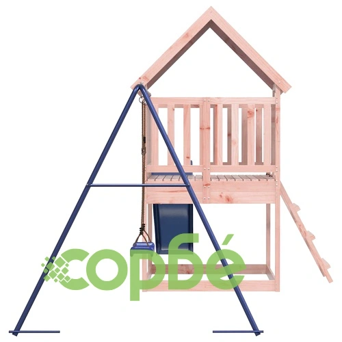 Комбинирано детско съоръжение, масивна дугласка дървесина ➤ топ цена ➤ sorbe.bg
