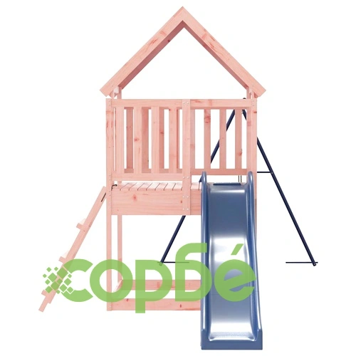 Комбинирано детско съоръжение, масивна дугласка дървесина ➤ топ цена ➤ sorbe.bg