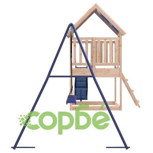 Комбинирано детско съоръжение за игра на открито, бор масив ➤ топ цена ➤ sorbe.bg