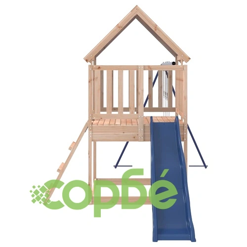 Комбинирано детско съоръжение за игра на открито, бор масив ➤ топ цена ➤ sorbe.bg