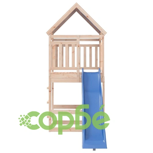 Комбинирано детско съоръжение за игра на открито, бор масив ➤ топ цена ➤ sorbe.bg