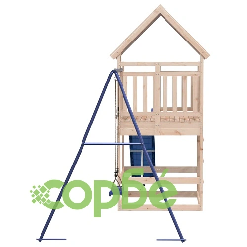 Комбинирано детско съоръжение за игра на открито, бор масив ➤ топ цена ➤ sorbe.bg