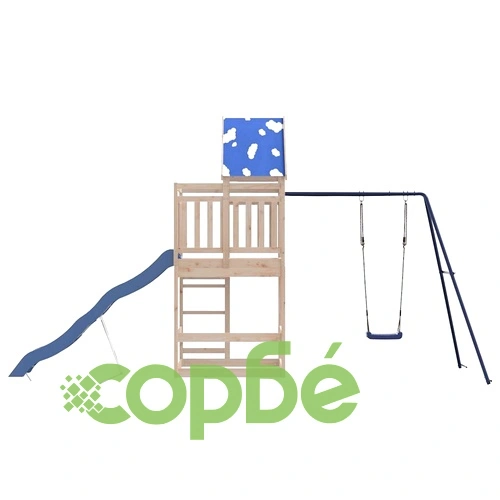 Комбинирано детско съоръжение за игра на открито, бор масив ➤ топ цена ➤ sorbe.bg