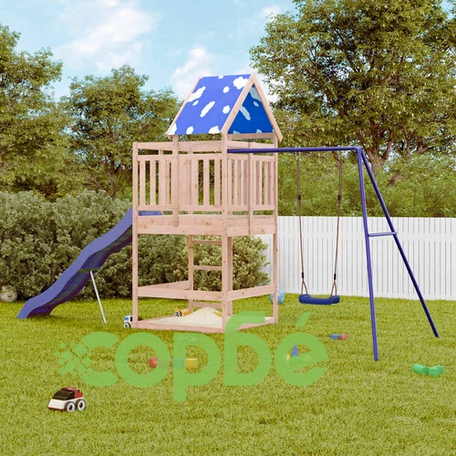 Комбинирано детско съоръжение за игра на открито, бор масив ➤ топ цена ➤ sorbe.bg